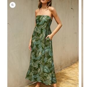 Dress Forum Tropical Green Maxi Dress